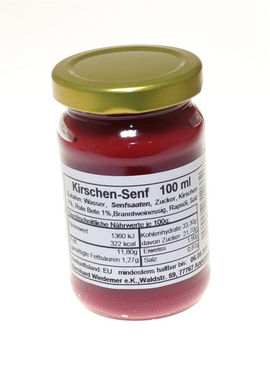 Gourmet Kirsch Senf 100g
